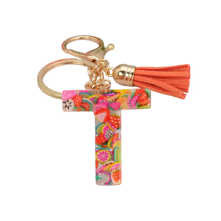 Naierhg Key Chain Tassels Compact Long Lasting Key Ring Bag Decoration 