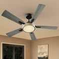 thumbnail image 2 of Dextrus 52 Inch Smart Chandelier Ceiling Fans with Lights and Remote,Quiet DC Motor, Dual Finish 5 Blades, 2 of 12