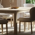 thumbnail image 4 of Maven Lane Cleo Contemporary Wooden Dining Table in Refined White Finish, 4 of 7