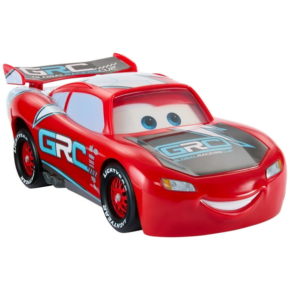 Disney and Pixar Cars Global Racers Cup Drift & Race Lightning McQueen Toy Vehicle with 2 Modes