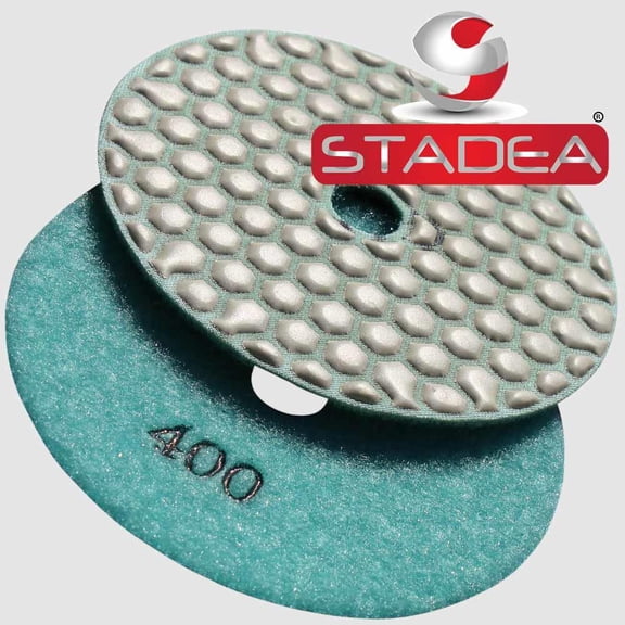 STADEA Diamond Polishing Pad 4" Dry Grit 400 For Stone Glass (STADEA Standard A)