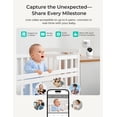 thumbnail image 2 of Dr.Care VistaView Lite Smart Wifi Baby Monitor – 4" 720P Split Screen, 1080P Camera, App Control, Motion Alerts, 2 of 9