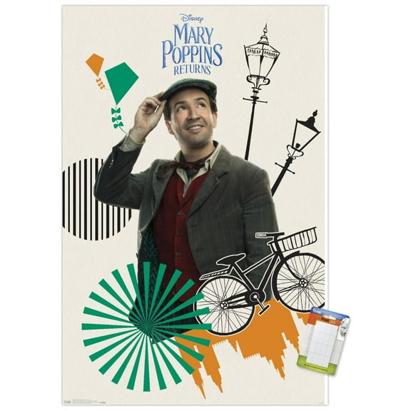 Disney Mary Poppins Returns - Jack Wall Poster, 22.375" x 34"