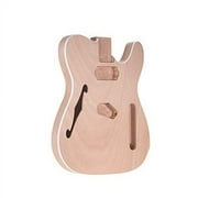 Body, Guitar Body,Unfinished Electric Guitar Body Blank Guitar Body Barrel DIY Mahogany and Composite Wooden Body Guitar Parts Accessories for F Guitar