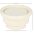 thumbnail image 2 of Rubber Pool Ladder Bumpers, Set of Two White Ladder Bumpers for Swimming Pool Ladders, 2 of 5