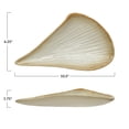 thumbnail image 2 of Bloomingville Stoneware Pleated Plate, Reactive Glaze, Cream Color (Each One Will Vary), 2 of 2