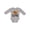 AC-Heather Grey, variant on My Grammy Loves Me Bear Grandchild Boys or Girls Long Sleeve Baby Bodysuit