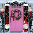 thumbnail image 4 of Decoración Navideña yuxing para Porche Letreros de Gnomo Navideño Pancartas de Bienvenida para Puerta Color Negro y Rojo, 4 of 5