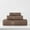 Coffee, variant on Superior Eco-Friendly Cotton Solid 12-Piece Cranberry Towel Set