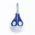 thumbnail image 2 of geerera 5-Inch Safety Scissors with Ruler Marks, Blunt-Tip Office/Art Supplies, PVC Storage Bag Included, 2 of 6