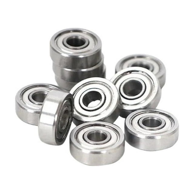 Bouclier d'Étanchéité Bimétallique Roulement Micro Rainure Profonde 5 Pcs R2ZZ 3.175x9.525x3.967mm ABEC-5 Roulements à Billes Rainure Profonde Rangée Unique, Facile à Utiliser