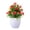 Red, variant on Faux Bonsai with Flowers Artificial Potted Plant Fake Small Tree Ornament for Wedding Home Office Cabinets Desktop Decor