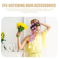 thumbnail image 5 of LULULION Violet Sunflower Hairband for Decor Cloth Adjustable and Stable Fits WomenGirls Adds Beauty with 3Inches Diameter, 5 of 7