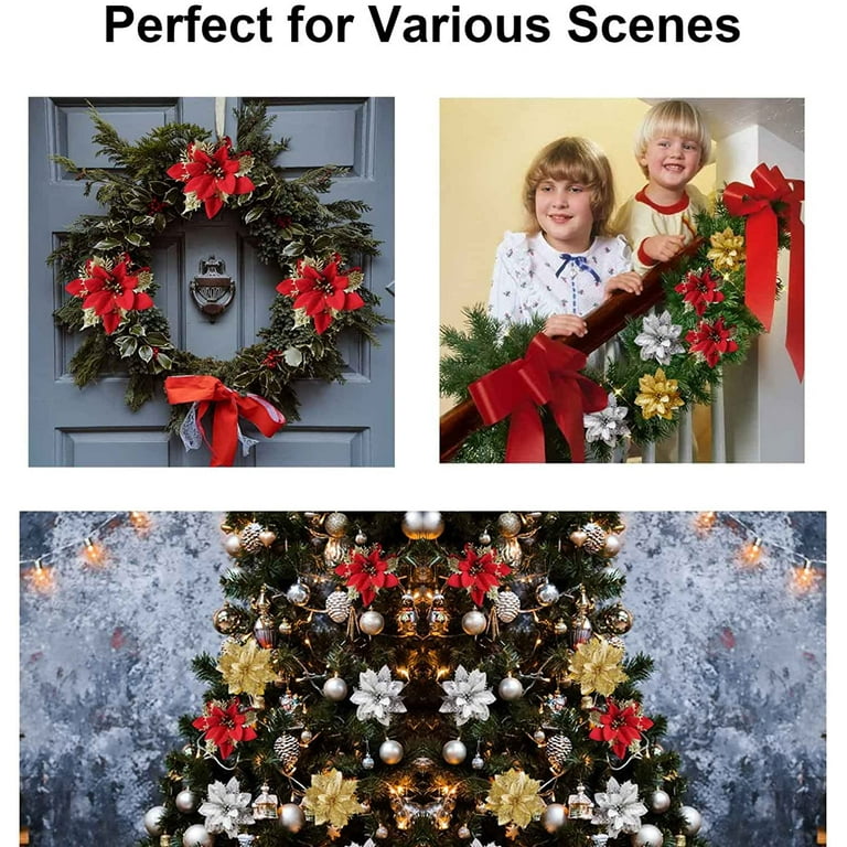 Gingerbread Girl and Boy Christmas Floral Picks, Vase Fill, Wreath  Attachments set of 2 Christmas Tree Picks 