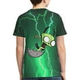 thumbnail image 2 of Green Gir Invader Zim Youth Unisex T-Shirt Crewneck Short Sleeve Double-Sided Print Tee Shirts Top For Boys Girls Kid Teen X-Small, 2 of 6