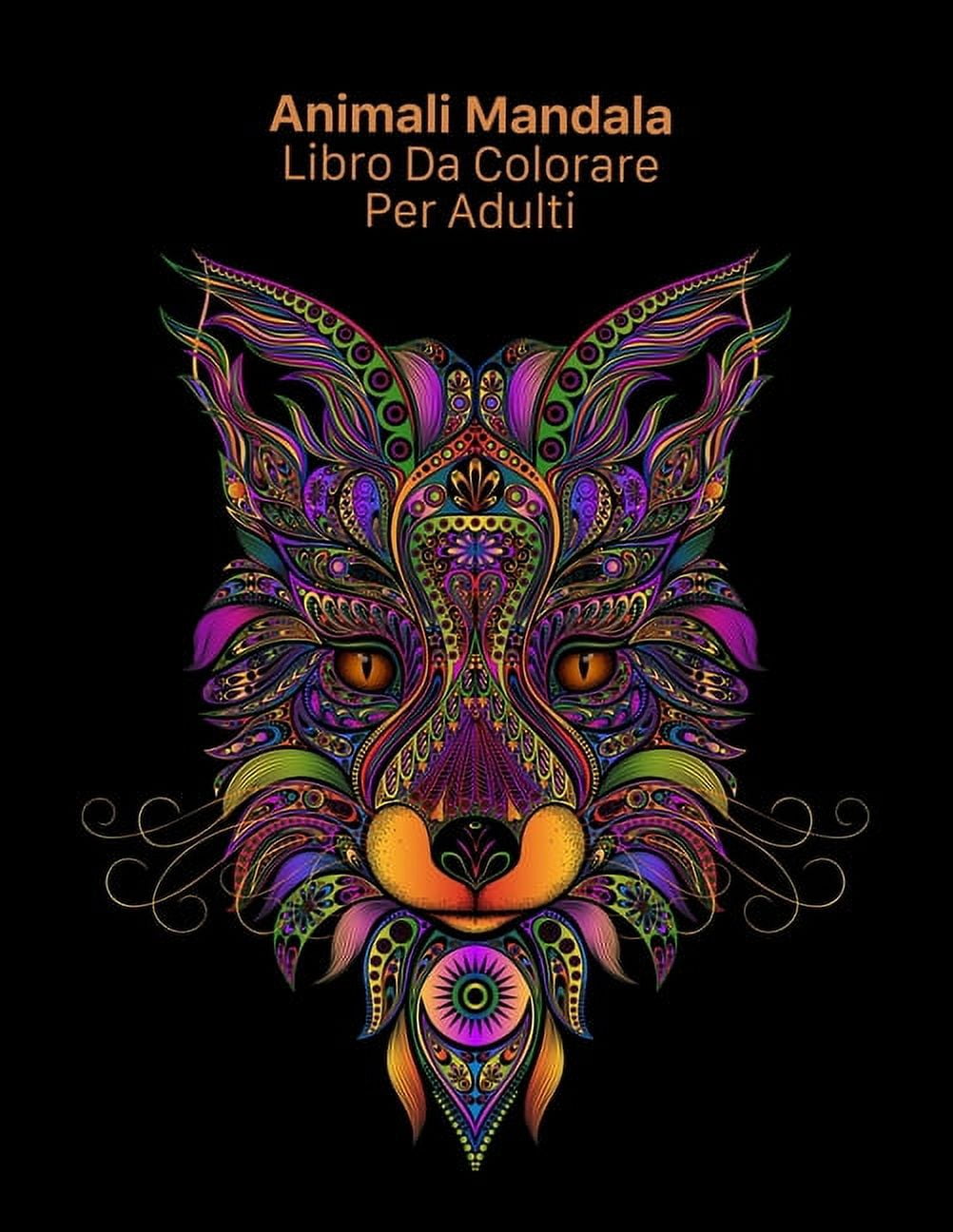 Libro da colorare per adulti Mandala: Rilassanti disegni per adulti - Disegni  da colorare antistress per adulti - Album con mandala da colorare  (Paperback) - Walmart.com, image size:1002x1296