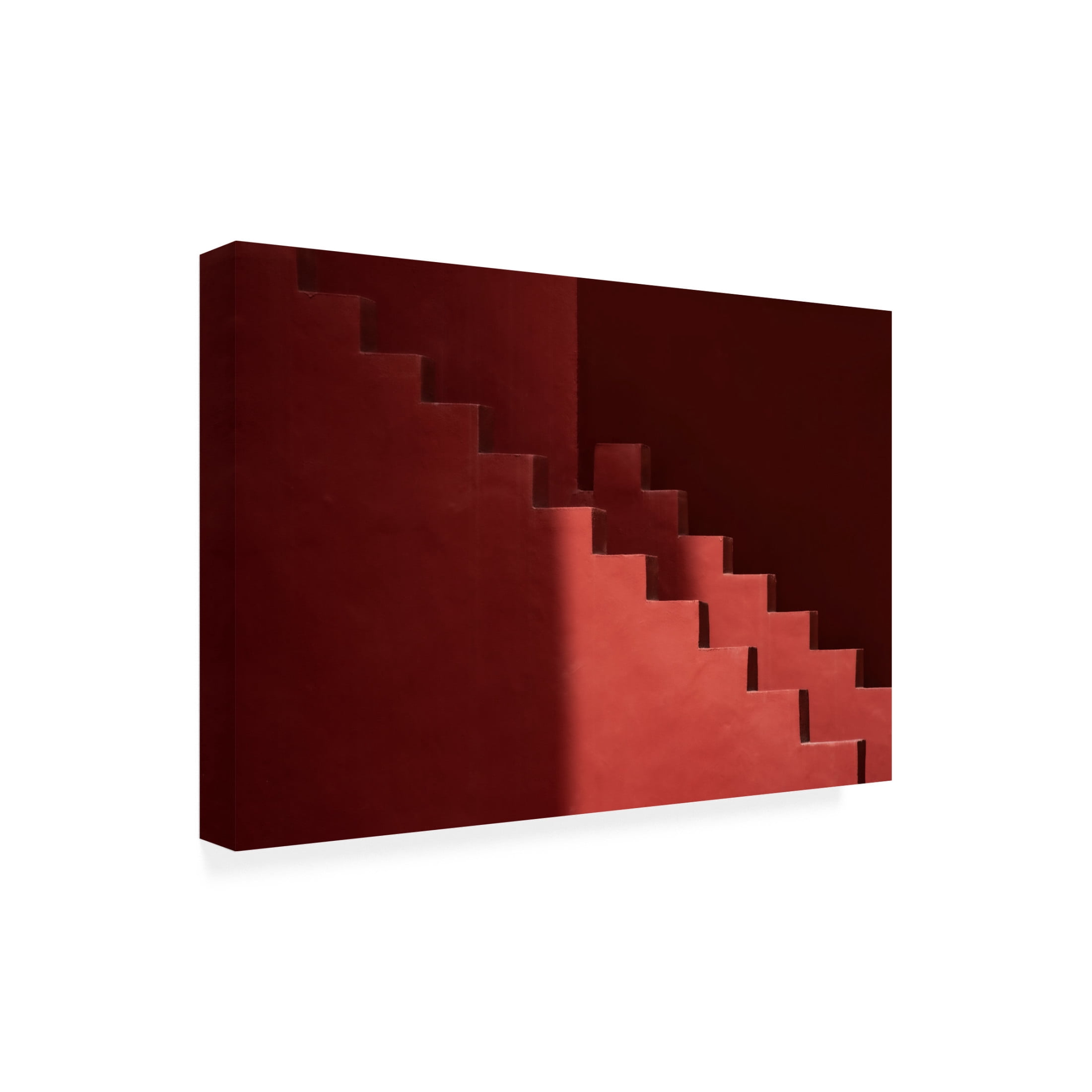 Trademark Fine Art Linda Wride Muralla Roja 12 Canvas Wall Art
