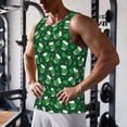 thumbnail image 5 of KLL Happy St. Patrick's Day Print Men's Muscle Gym Workout Stringer Tank Tops Bodybuilding Fitness T-Shirts Tank Tops Men-XX-Large, 5 of 7