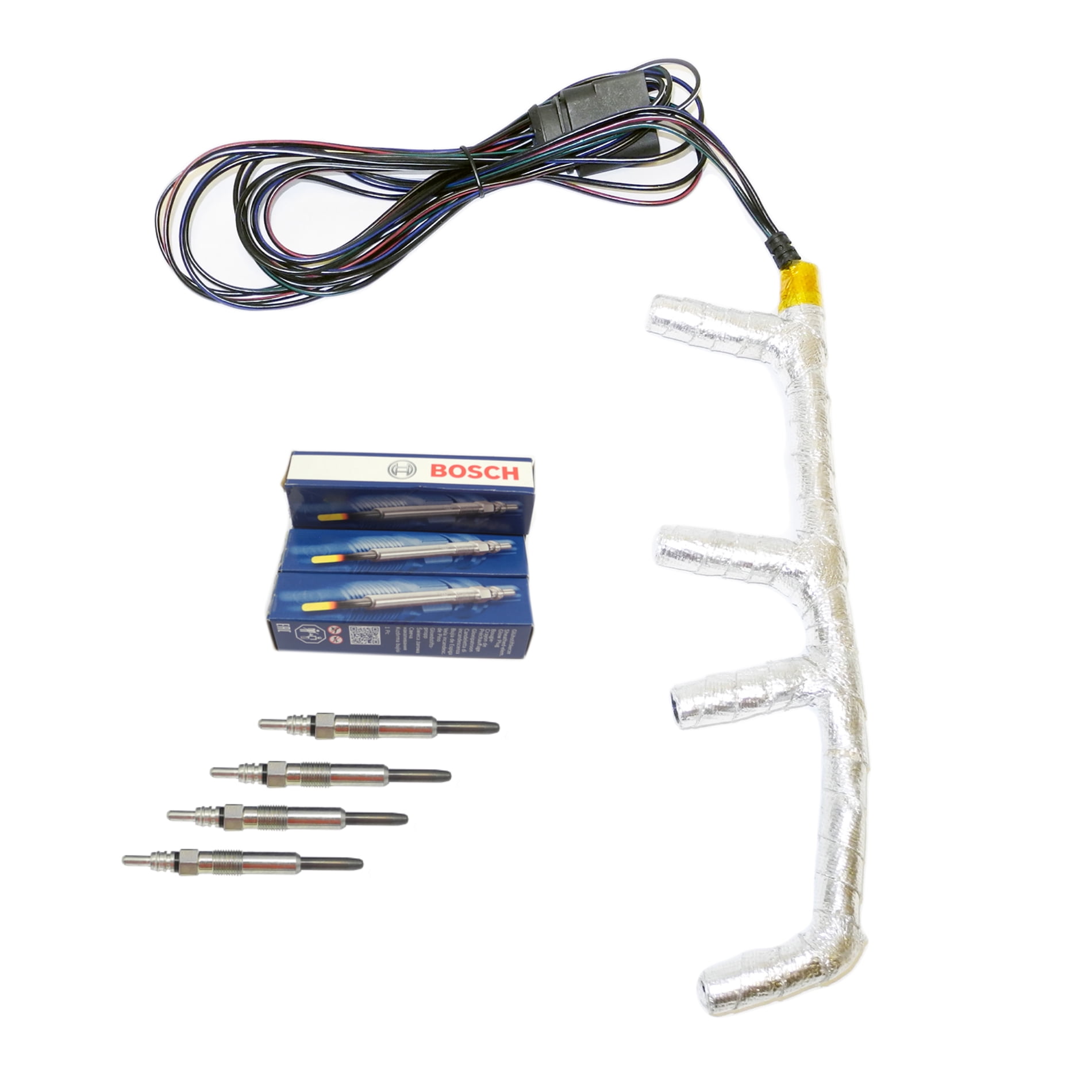 For 0203 Volkswagen Golf 1.9L Glow Plug & Diesel Glow Plug Harness Connector SET 2002 2003