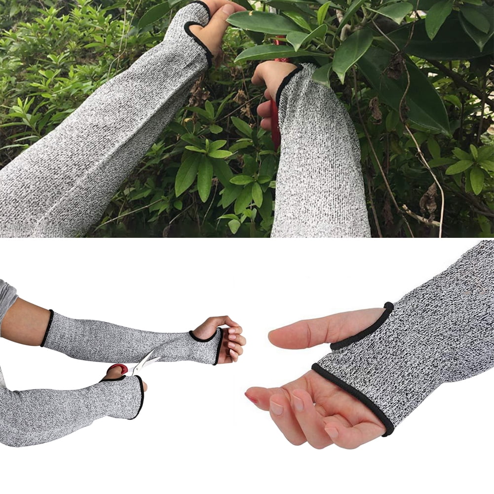 Cheers.US Cut Resistant Sleeves Proof Gloves Cut Resistant Knit Sleeves