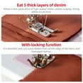 thumbnail image 2 of Mistaha Portable Mini Sewing Machine Kit with 12 Stitch Patterns and Storage Drawer - Upgraded Motor, 2 Speeds, Automatic Thread Rewind, LED Light - Beginner Friendly & Professional Use - US Plug,, 2 of 7