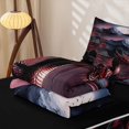 thumbnail image 5 of Erosebridal Samurai Dragon Zipper Twin Comforter Sets with Fitted Sheet and 2 Pillowcases,Japanese Style Zipper Bedding Set For Boys,Black Reversible,4-Piece, 5 of 7