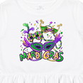 thumbnail image 4 of Inktastic Mardi Gras Masks and Beads Girls Toddler Dress, 4 of 5