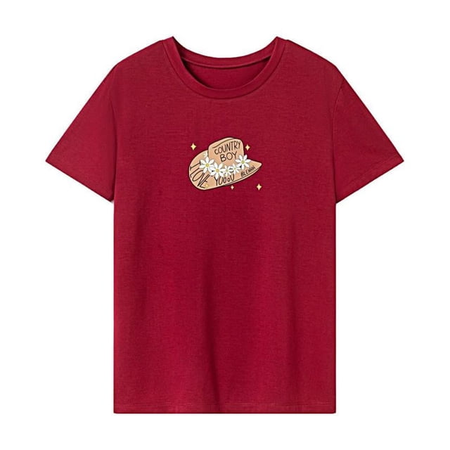 Camiseta de mujer elegante suave ropa deportiva trajes ropa de calle ropa deportiva cuello redondo XL