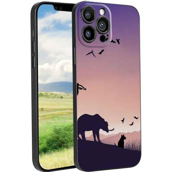 Animal-Nature-82 Phone Case, Degined for iPhone 13 Pro Case Men Women, Flexible Silicone Shockproof Case for iPhone 13 Pro