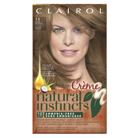Clairol Natural Instincts Semi Permanent Hair Color 7 5 Rich Dark