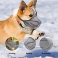 thumbnail image 4 of Minzimin Dog Muzzle, Soft Mesh Covered Muzzles for Small, Medium, Large and X-Large Dogs, Muzzle with Adjustable Straps, Prevent Barking, Biting, and Accidental Ingestion, 4 of 5