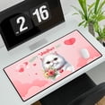 thumbnail image 3 of Happy Valentine's Day Persian holding flowers Desk Mat Full Keyboard Mouse Pad Cat Lover Kitten Owner Gifts Large Mousepad - 3005, 3 of 5