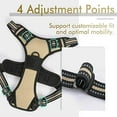 thumbnail image 2 of rabbitgoo Dog Harness  No-Pull Pet Harness with 2 Leash Clips  Adjustable Soft Padded Dog Vest  Reflective No-Choke Pet Oxford Vest with Easy Control Handle for Large Dogs  Teal  L, 2 of 9