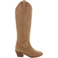 thumbnail image 1 of Mid Heeled Pointed Knight Boots Shoes for Women Girls, 1 of 4