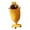 Yellow, variant on GROWTH TANK Trash Bin with Wheels Practical Sturdy Durability 360 degree Rotation Waste Bin Trash Red