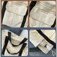 thumbnail image 2 of CoCopeaunt Women Girls Fashion Tote Hobo Bag Retro Canvas Shoulder Bag Purse Large Handbag, 2 of 4