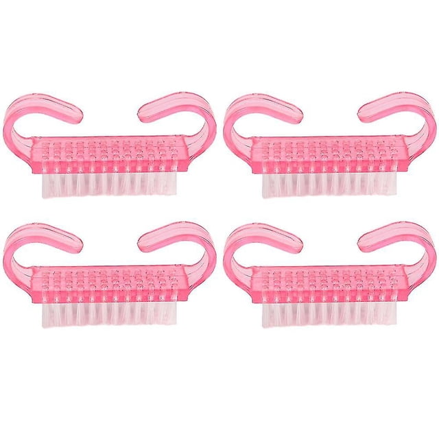 Cepillo de uñas con mango, cepillos de limpieza para dedos de los pies y uñas, cepillos de pedicura para hombres y mujeres