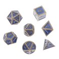 thumbnail image 2 of Juegos de dados poliédricos, 7 piezas X 2 juegos de dados para juegos de RPG MTG con D8 D10 D12 D20 yotijar Lote de dados poliédricos de aleación de zinc, 2 of 10