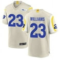 thumbnail image 1 of Men's Los Angeles R Williams 23 Bone Fashion Stitched T-shirts Player Game Performance Top, Small, 1 of 2
