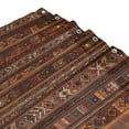 thumbnail image 3 of Yayeee Shower Curtain with Hooks 72"x72" Waterproof Fabric Bathroom Hanging Decor, Brown Tribal Pattern, 3 of 5