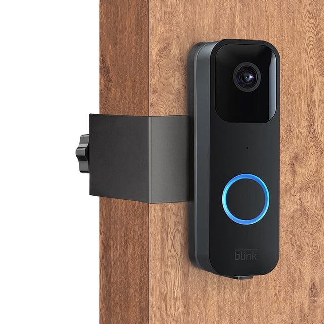Support de Sonnette Sans Perçage Anti-Vol clip de Porte Fixe Support en Métal