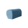 thumbnail image 2 of EGNMCR Christmas Decorations, All Inclusive Solid Color Plaid Sofa Armrest Cover Elastic Sofa Armrest Protective Cover Thickened Non Slip Armrest Cover Universal For All Seasons 2pc Sofa Arm Cover, 2 of 6