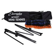 Champion Sports MTNSET Ensemble de filet de tennis mini, bleu et noir