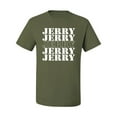 thumbnail image 2 of Wild Bobby Jerry Springer 90's TV Talk Show Host Jerry Jerry Chant Famous People Men's Tee, Military Green, XX-Large, 2 of 6