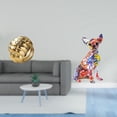 thumbnail image 2 of Figura de hilo de cerámica estética, escultura multicolor, adorno para sala de estar, encimera, entrada, tocador, cachorro coleccionable, 2 of 8