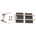 thumbnail image 3 of Stainless Steel Hairdressing Trolley, 2-tier Rectangular Swivel Salon Trolley, Salon Rolling Cart with Trays and Wheels 66.14lbs, 3 of 8