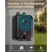 CICPAP Anti Barking Device for Dogs, Ultrasonic Bark Control, Rechargeable Outdoor Indoor Bark Box, 3 Modes