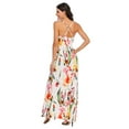 thumbnail image 2 of New Fashion Women's Casual Sexy Temperament Printed Strap Backless Large Swing Dress, 2 of 2