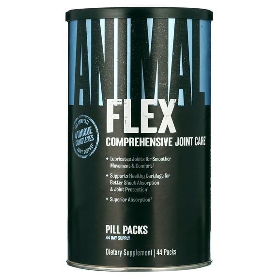 Animal Flex Comprehensive Joint Care Glucosamine with Joint Lubrication Complex 44 Packs