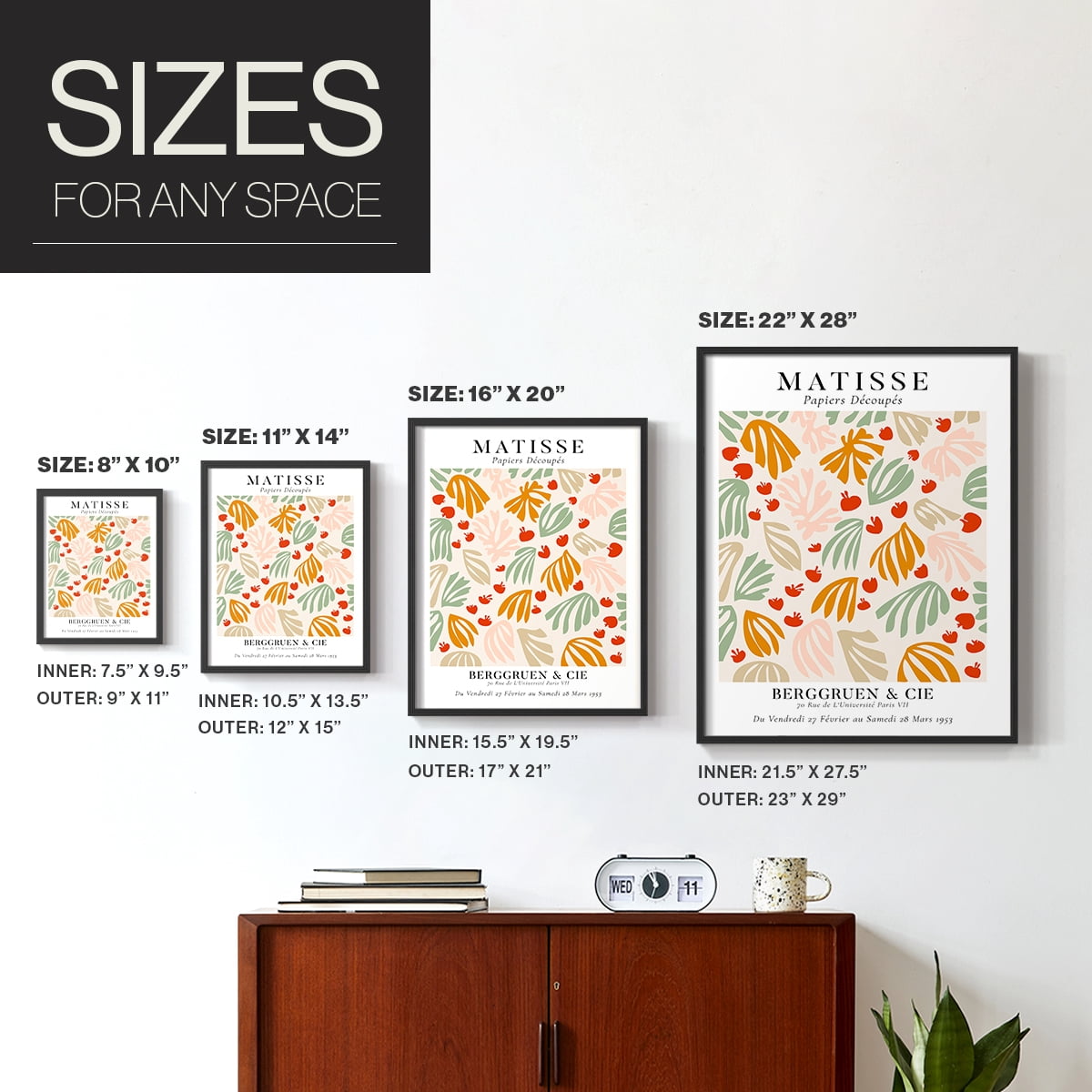 Matisse LXXXIX Framed Print - Solid Wood